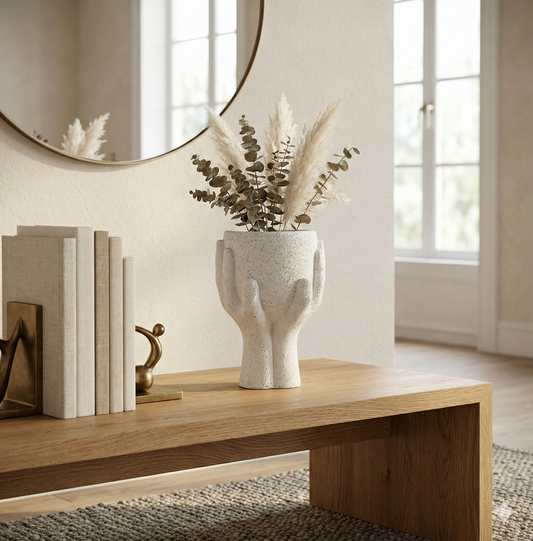 The Sculptural Embrace Vase