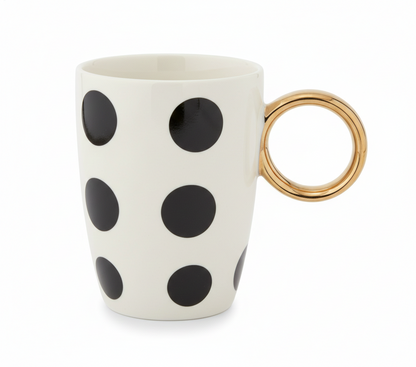 The Polka Dot Mug – Gold Edition