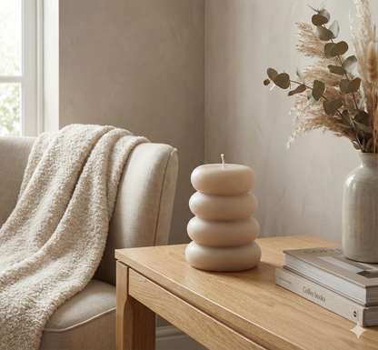 The Multi-Layer White Candle