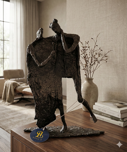 The Ethereal Union Sculpture | Textural Cast Art