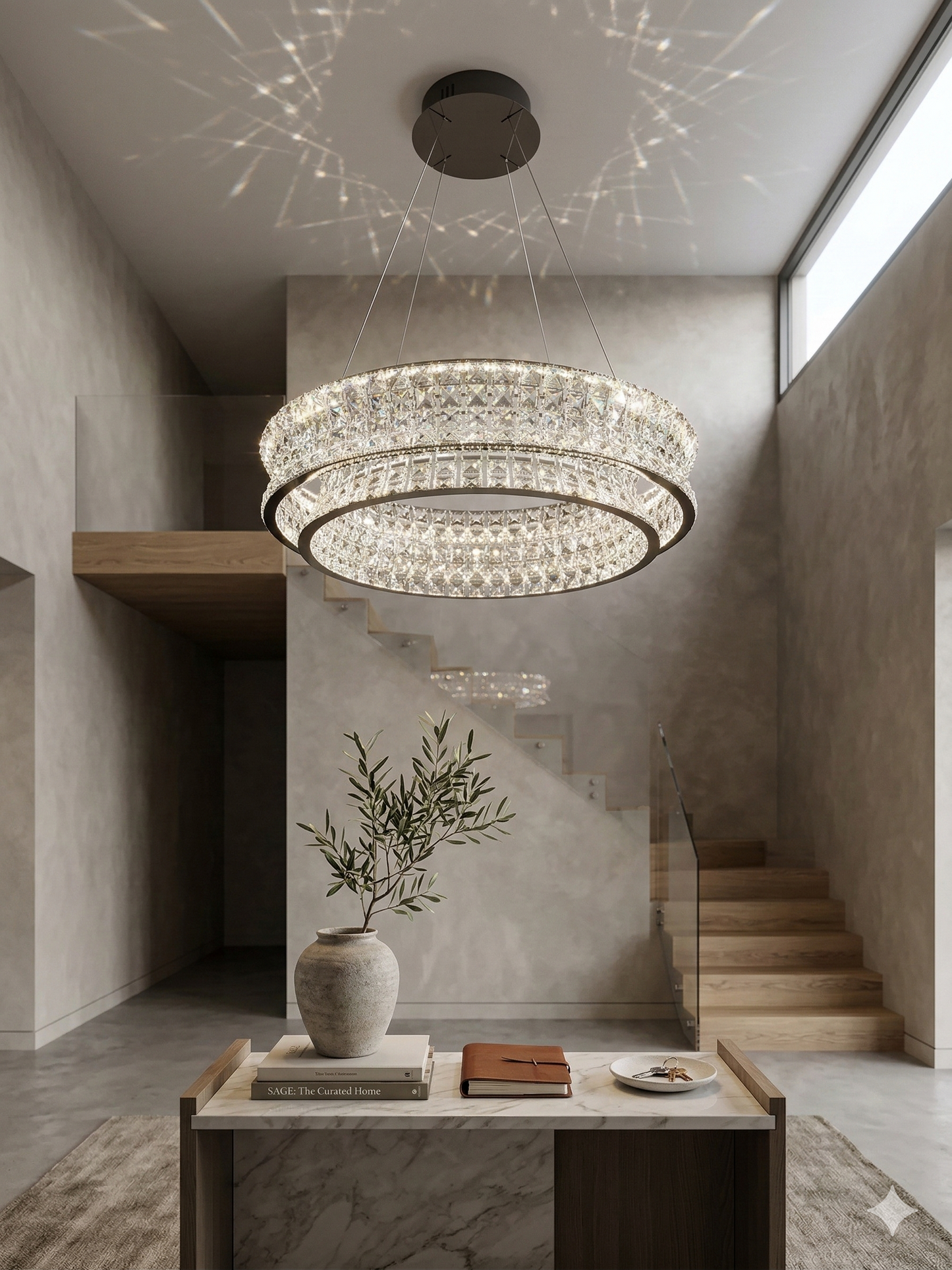 The Aether Ring Chandelier
