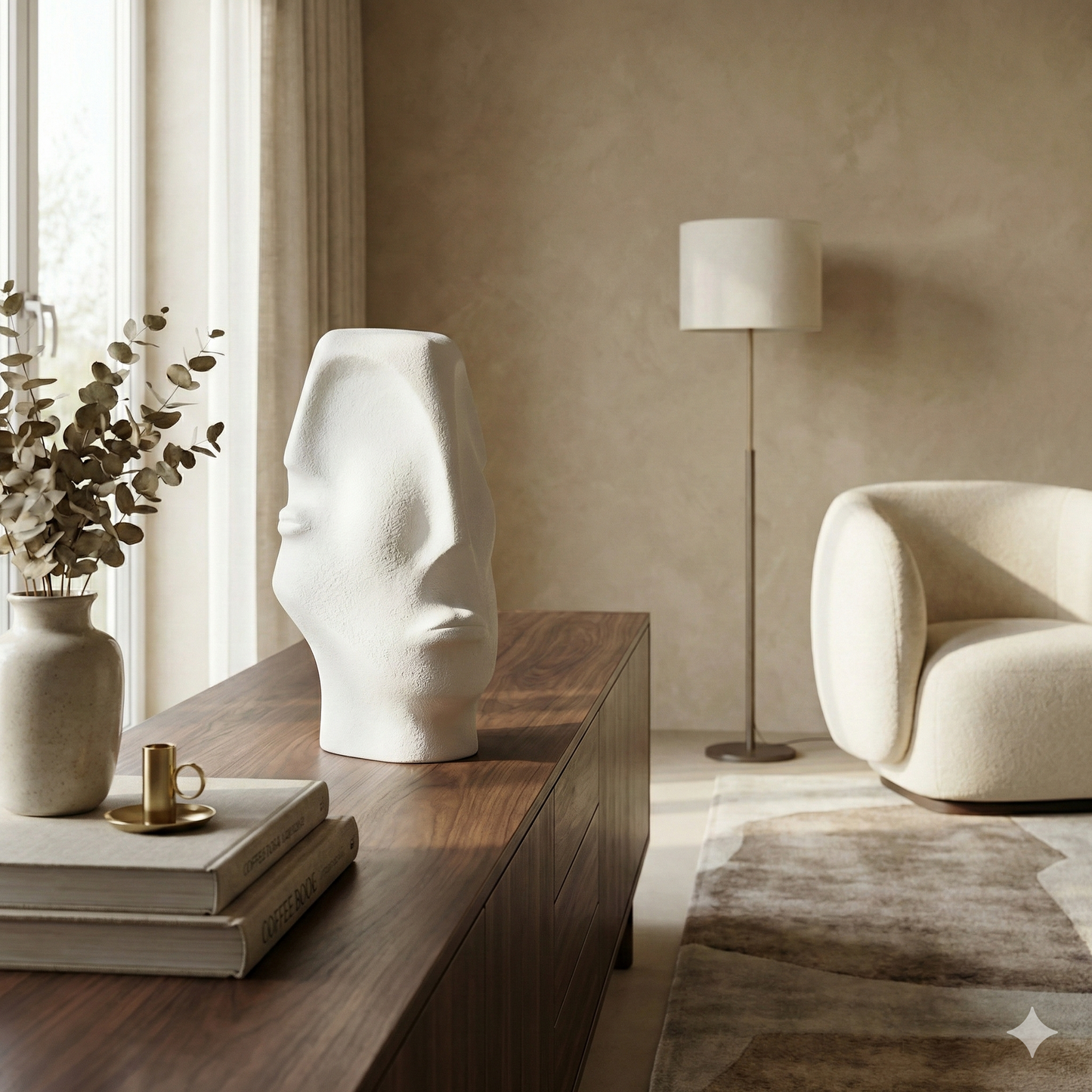 The Tetra Visage Sculpture