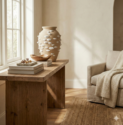 The Shell Vase Medium - Cement