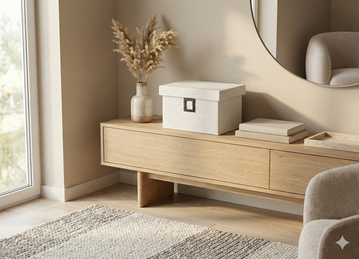 The Woven Valet Trunk – Ivory Bouclé