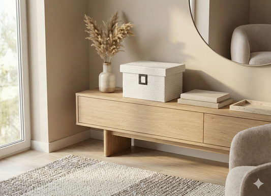 The Woven Valet Trunk – Ivory Bouclé